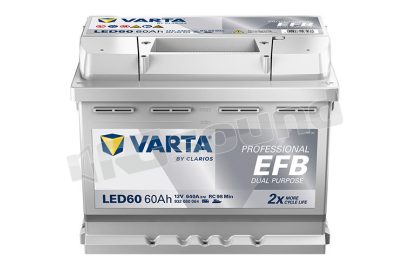 LED60 930 060 064 Batteria Professional Dual Purpose Varta